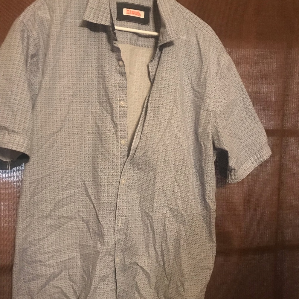 Men’s Button Up Printed Dress Shirt